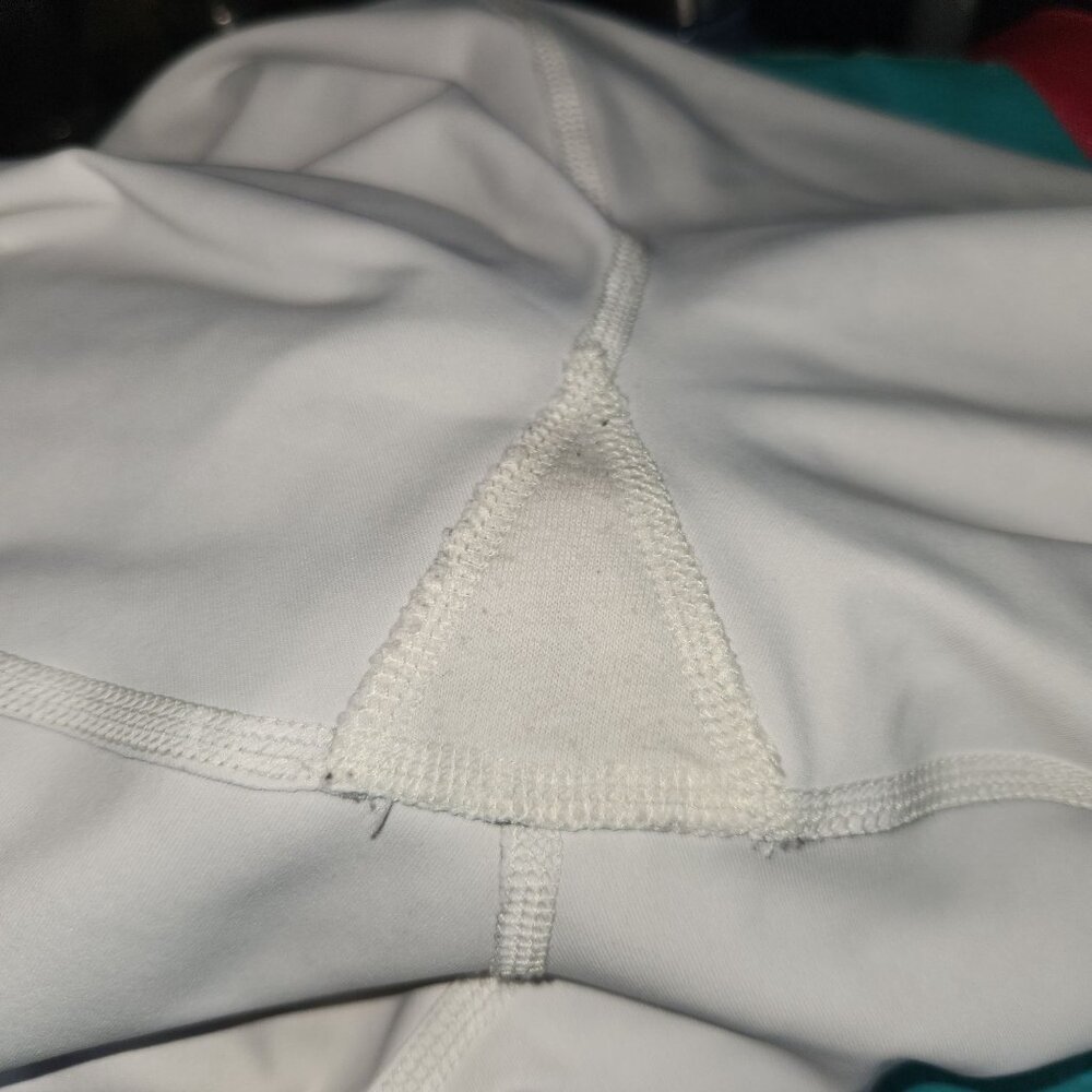 Active Power Soft Workout Leggings with Pockets Black Gray Splatter Size M - Picture 7 of 7